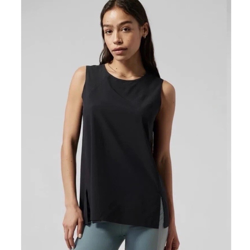 Athleta Zyphyr Refined Sleeveless Top Yoga Gorp Indie Sleek Athleisure Stretch